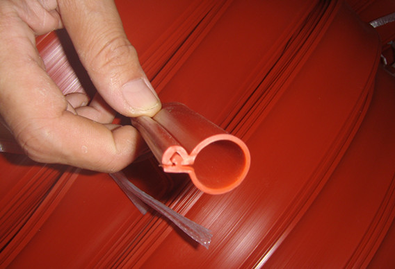 Silicone rubber strip