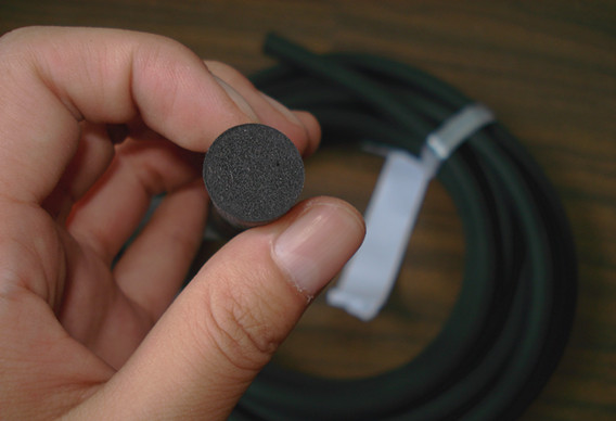 Sponge rubber cord